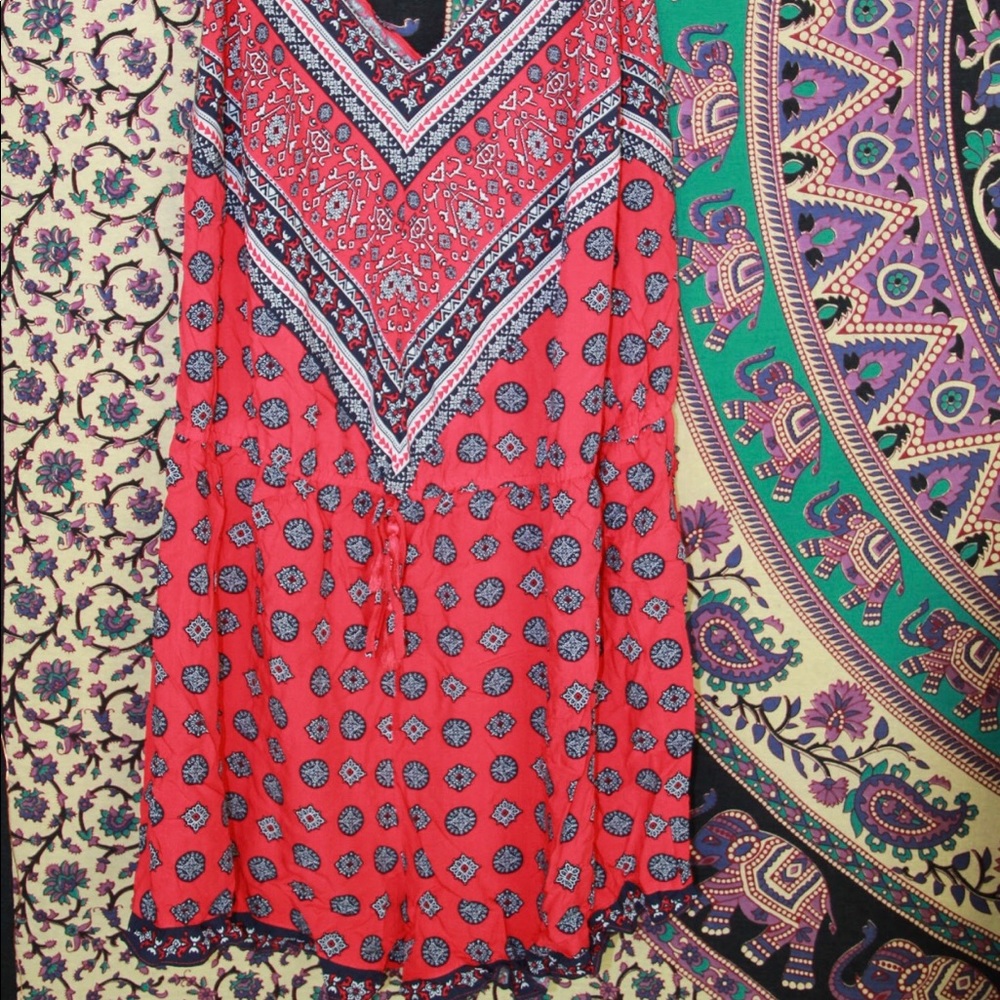 Forever 21 Patterned Romper